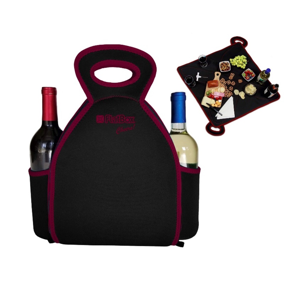 FlatBox- LUNCH BAG with 2 Drink Holders - Picture 1 of 3